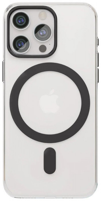 Чехол защитный VLP Diamond Case с MagSafe для iPhone 15 Pro Max черный