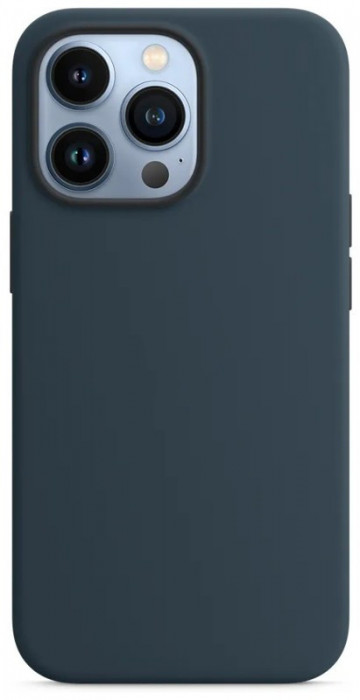 Чехол Silicone Case MagSafe для iPhone 13 Pro Max Темно-Синий