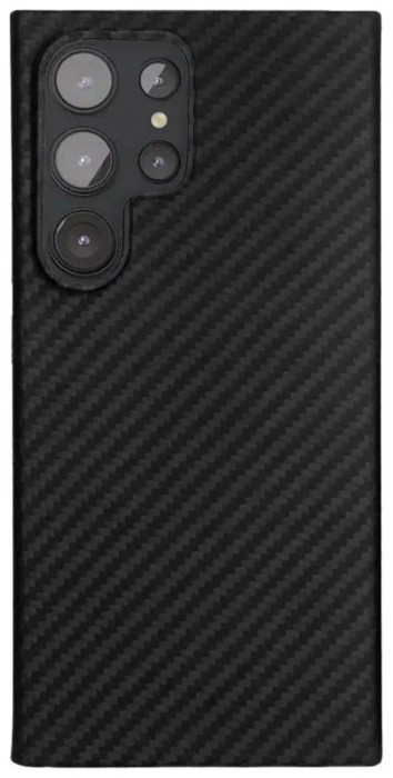 Чехол защитный VLP Cevlar Case Magsafe для Samsung Galaxy S24 Ultra Чёрный