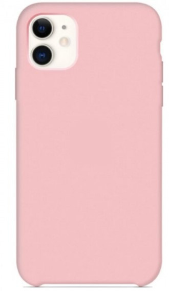 Чехол силиконовый для iPhone 11 Светло-розовый
