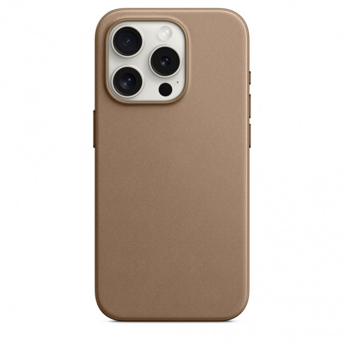 Чехол FineWoven Case MagSafe для iPhone 15 Pro Taupe