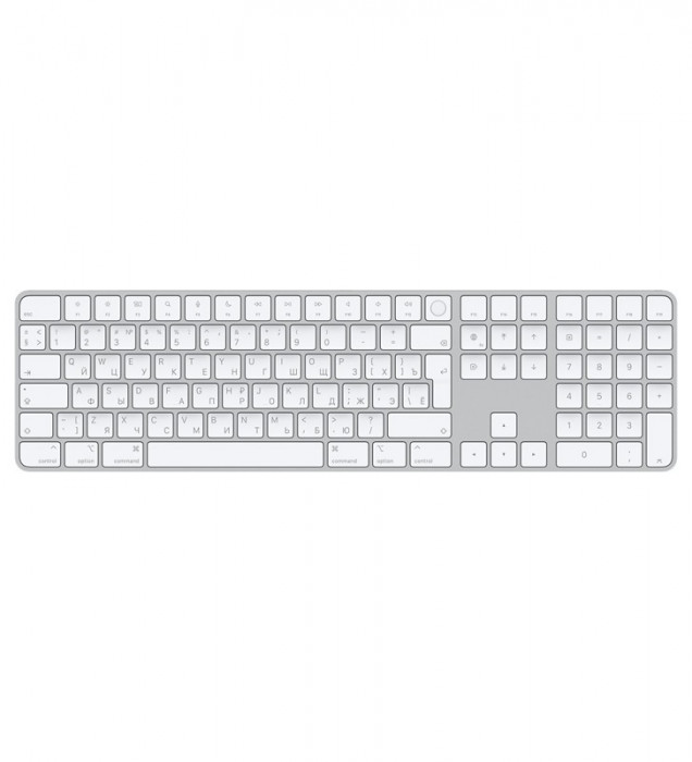 Клавиатура Apple Magic Keyboard with Touch ID and Numeric Keypad for Mac MK2C3LL Белый