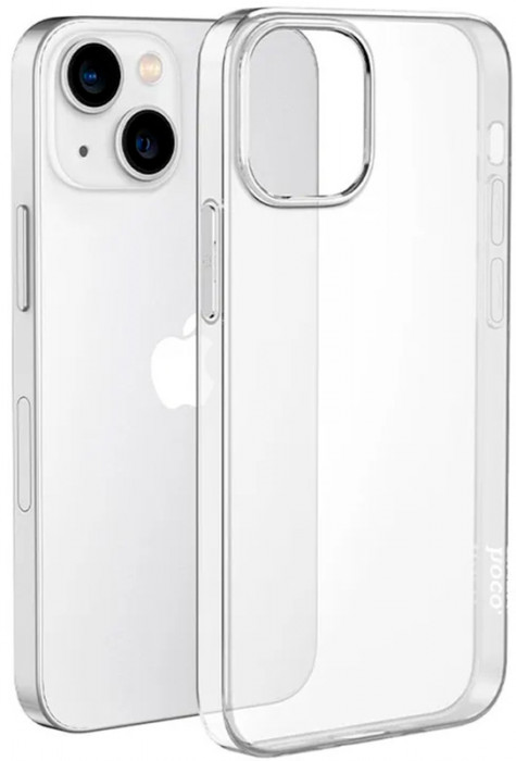 Чехол-накладка силиконовая прозрачная HOCO для iPhone 14