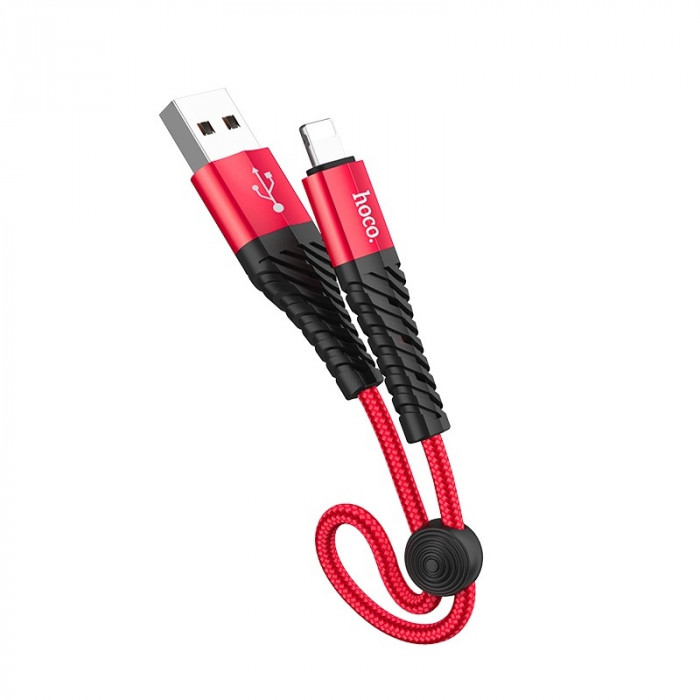 Кабель HOCO X38 Cool Charging USB на Lightning Красный