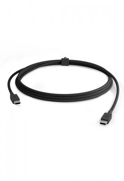 Кабель "vlp" Nylon Cable USB C - USB C 1.2м черный