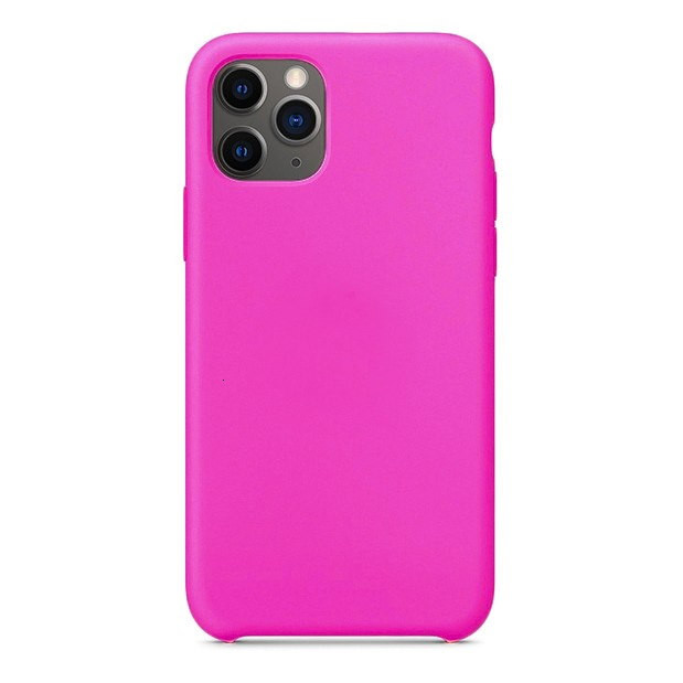 Чехол силиконовый для iPhone 11 Pro Неоновый Розовый
