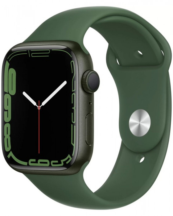Умные часы Apple Watch Series 7 GPS 45mm Aluminum Case with Sport Band Зеленый