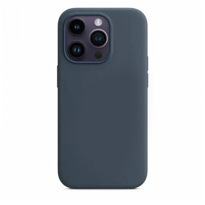 Чехол Silicone Case with Magsafe для iPhone 14 Pro Темно Синий (Storm blue)