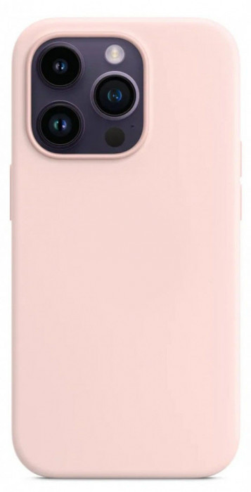 Чехол Silicone Case with Magsafe для iPhone 14 Pro Розовый (Chalk Pink)