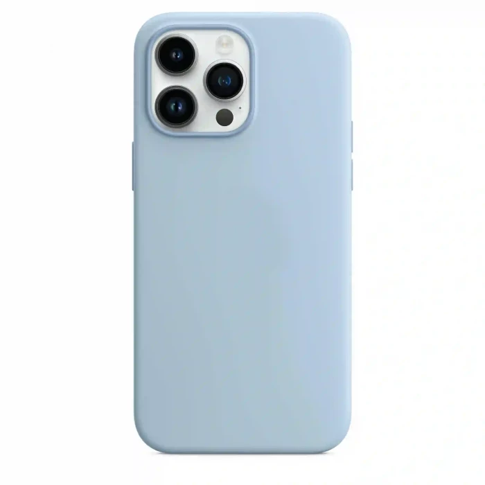 Чехол Silicone Case with Magsafe для iPhone 14 Pro Голубой (Sky)