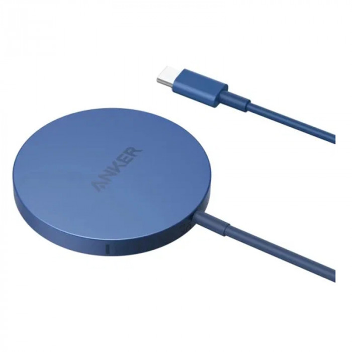 Беспроводное зарядное устройство Anker PowerWave Select+ Magnetic Pad A2566 (синий)