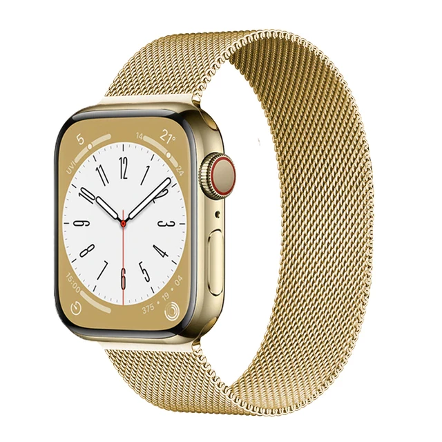 Ремешок Milanese Loop для Apple Watch 38/40/41mm Золото