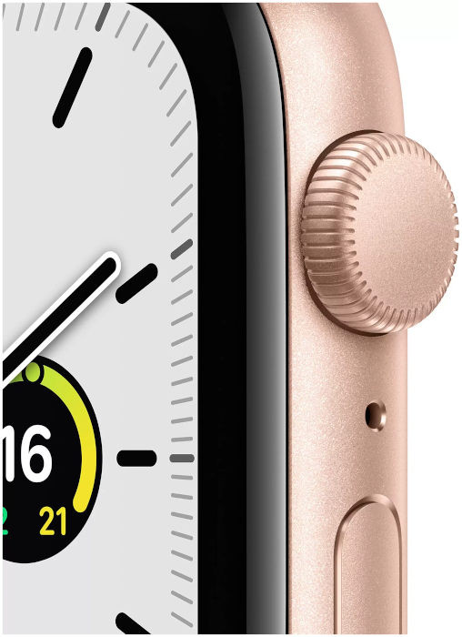 Умные часы Apple Watch SE GPS 40mm Aluminum Case with Sport Band Золотистый/Сияющая звезда