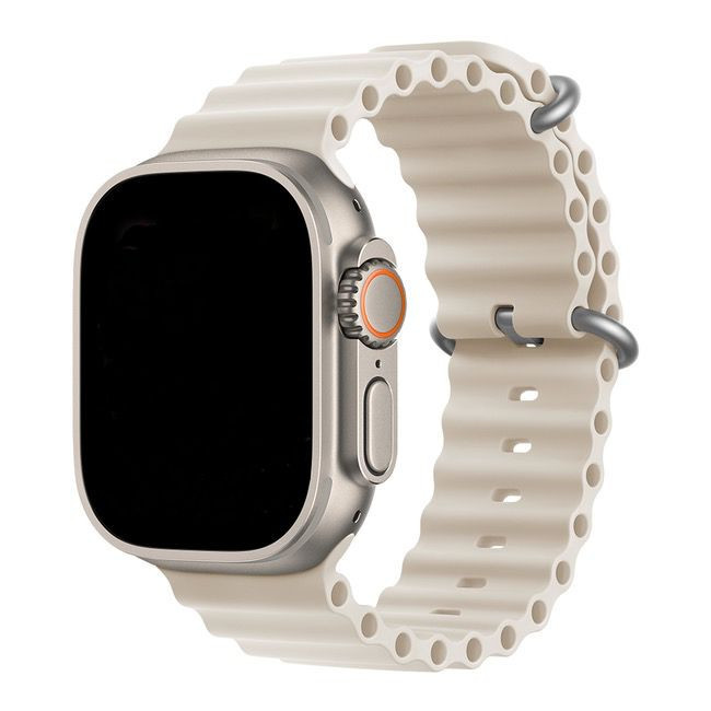 Ремешок Ocean band для Apple Watch 38/40/41mm Серебро (Starlight)