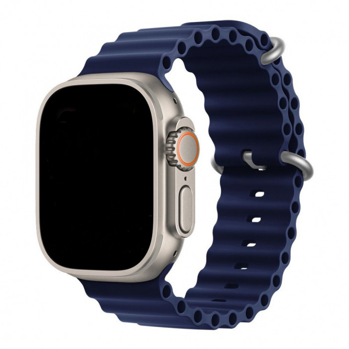 Ремешок Ocean band для Apple Watch 42/44/45/49mm Синий (Blue)