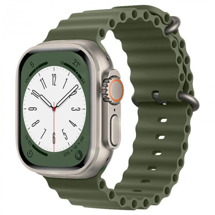 Ремешок Ocean band для Apple Watch 42/44/45/49mm Зеленый (Green)