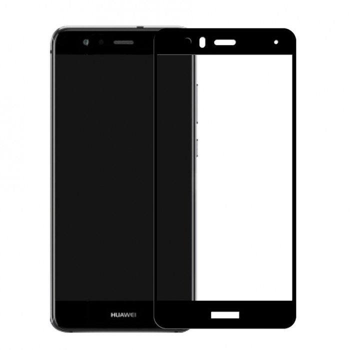 Защитное 3D стекло для Huawei P10 Lite тех.пак Черное