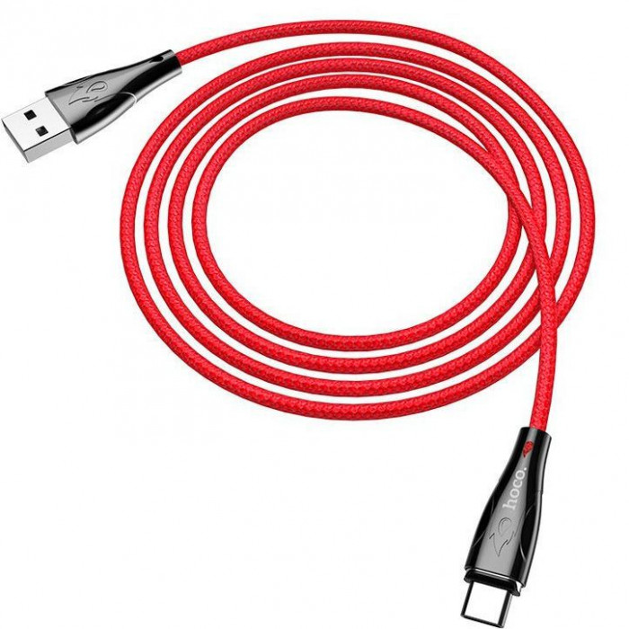 Магнитный кабель USB USB Type-C 1.2м Hoco U75 Blaze Красный