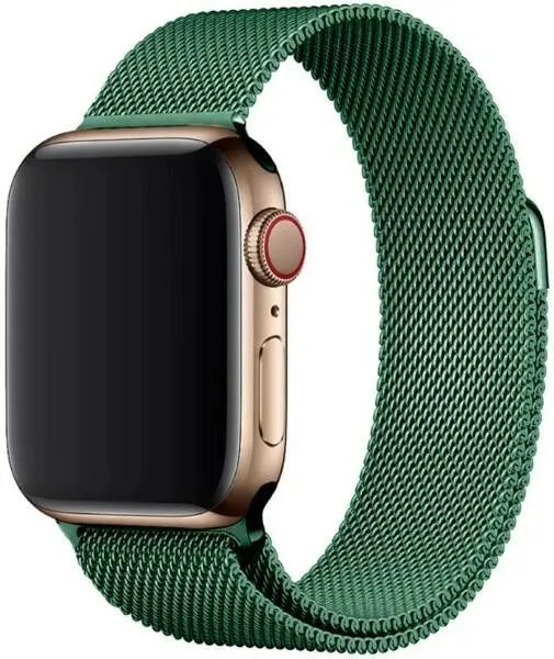 Ремешок Milanese Loop для Apple Watch 38/40/41mm Зеленый