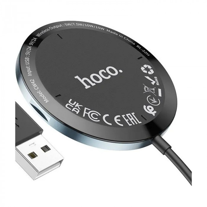 Автомобильный держатель с беспроводной зарядкой HOCO CW42 для iPhone Magsafe 15W