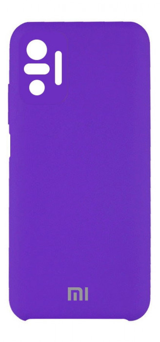 Чехол Silicone cover для Redmi Note 10 Pro / Note 10 Pro Max Фиолетовый