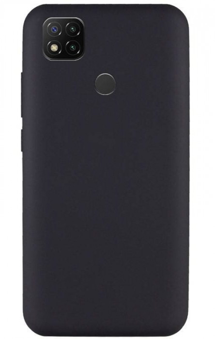 Чехол Silicone cover для Redmi 9C Черный