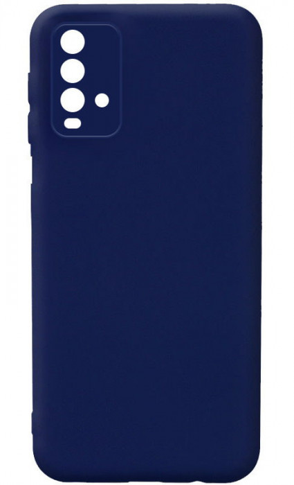 Чехол Silicone cover для Redmi 9T/Redmi 9/Redmi Note 9 Темно синий