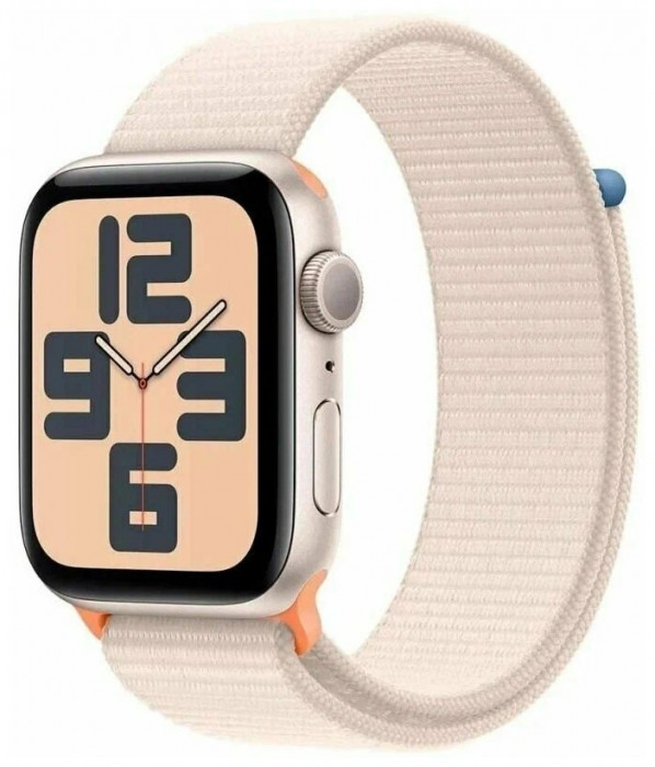 Умные часы Apple Watch SE 2023 44mm Aluminum Case with Sport Loop Сияющая звезда