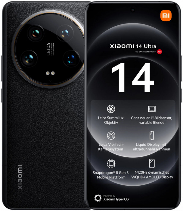 Смартфон Xiaomi 14 Ultra 16/512GB 5G Черный (Black)
