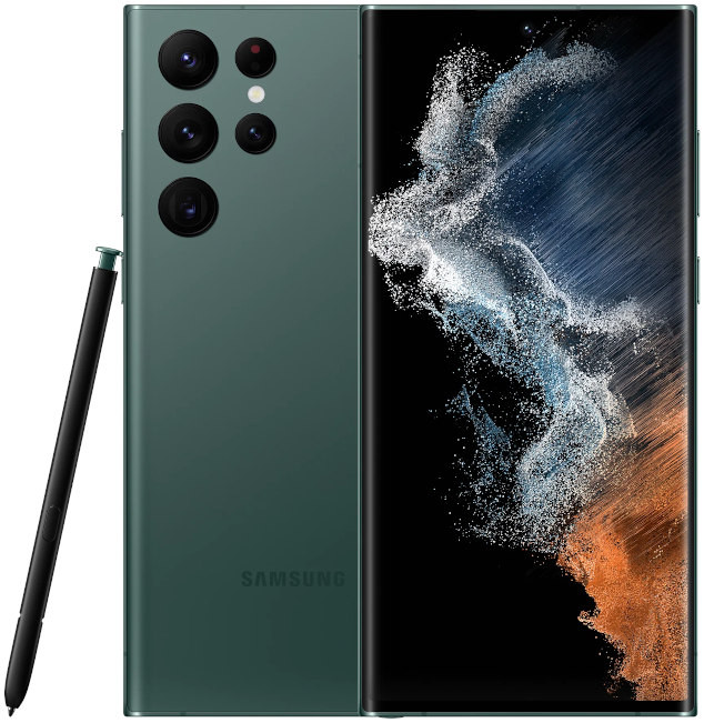 Смартфон Samsung Galaxy S22 Ultra 12/256GB Зеленый (Green)