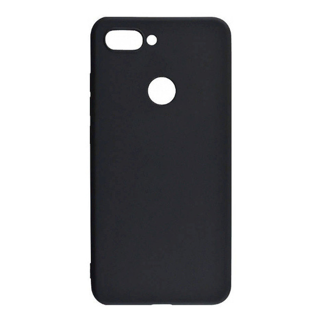 Чехол-накладка Silicone Cover для Xiaomi Mi 8 Lite Черный