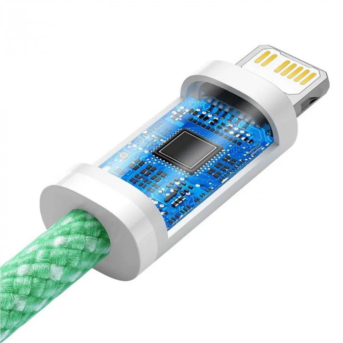 Кабель Baseus Dynamic Series Fast Charging Data Cable Type-C to Lightning 20W 1m Зеленый