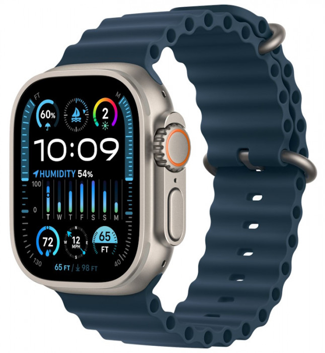 Умные часы Apple Watch Ultra 2 49mm GPS + Cellular Titanium Case with Blue Ocean Band