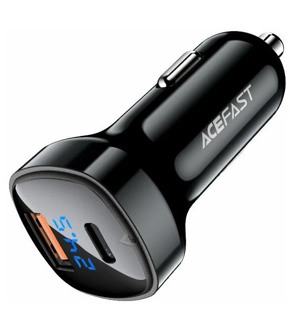 Автомобильное зарядное устройство ACEFAST B4 66W USB-C+USB