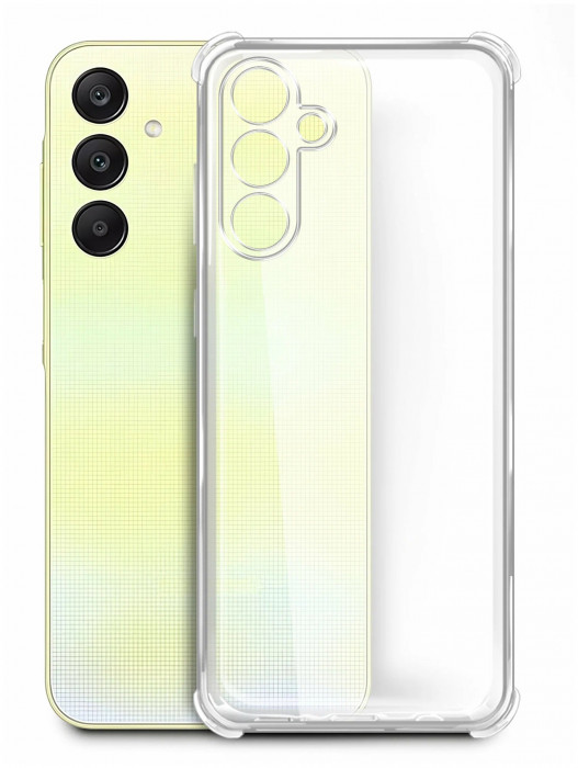 Чехол защитный VLP Crystal Case для Samsung Galaxy A25 прозрачный